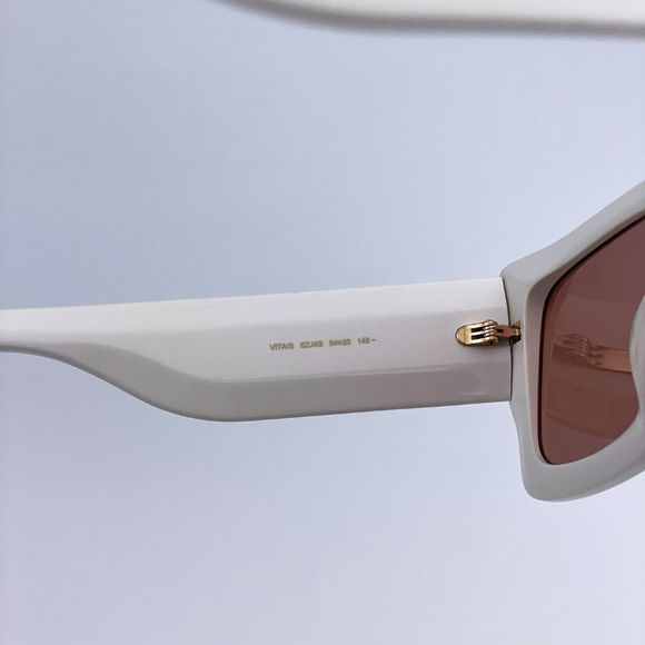 ? Jimmy Choo VITA/S SZJ Sunglasses Ivory Burgundy Rectangle Women main image 7